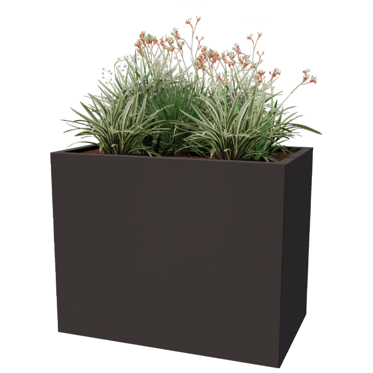 Donica stal malowana proszkowo Texas 60 x 100 cm