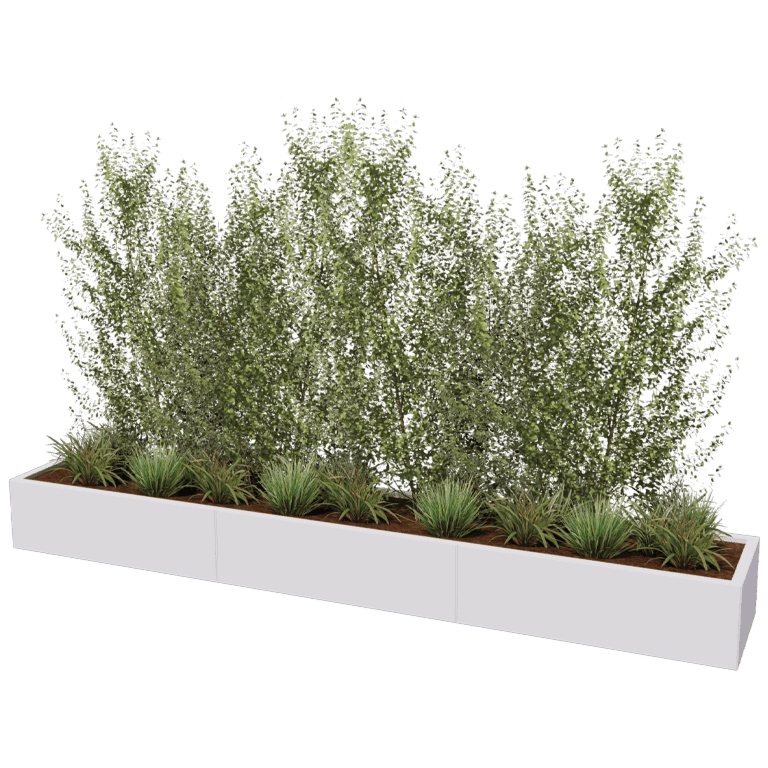 Donica stal malowana proszkowo Texas xxl 300 x 50 cm