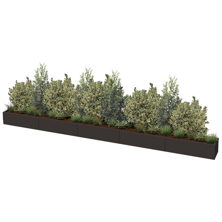 Donica stal malowana proszkowo Texas xxl 500 x 40 cm