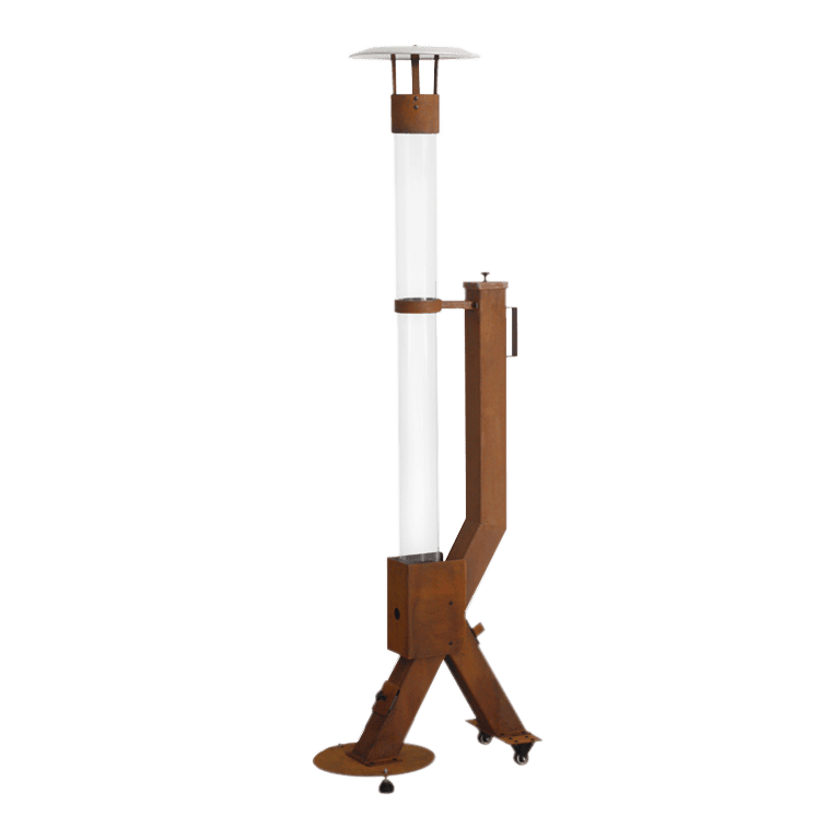 Ogrzewacz tarasowy na pellet - Rocket - Corten