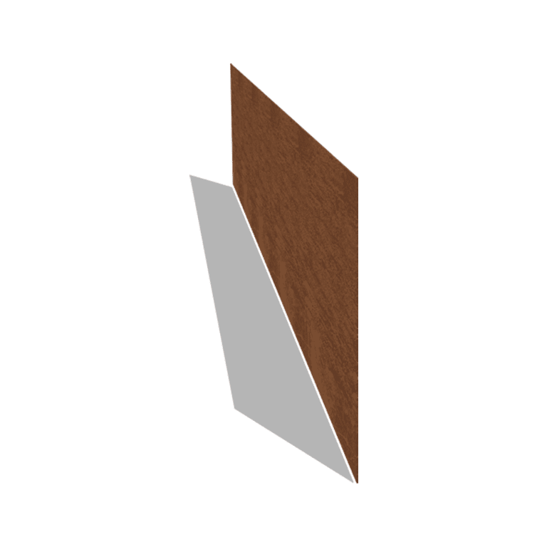 Obrzeże proste stal corten 37,5 cm (długość 240 cm)