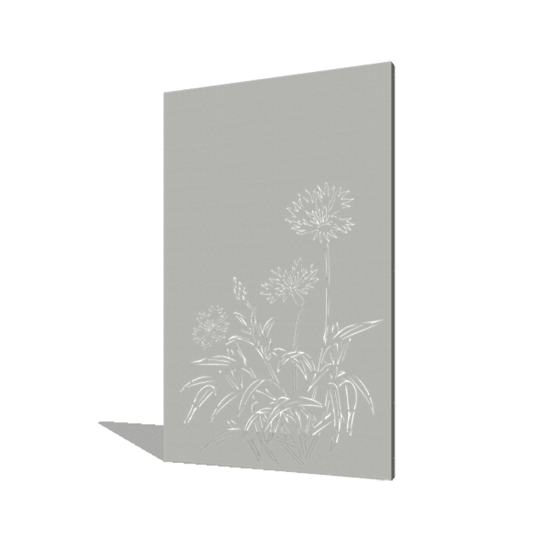 Chaber malowany proszkowo 120 x 6 x 190 cm