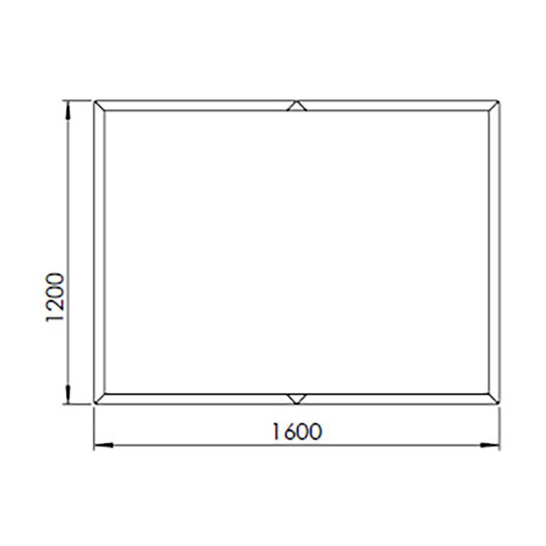 Donica stal malowana proszkowo Texas xxl 160 x 120 cm
