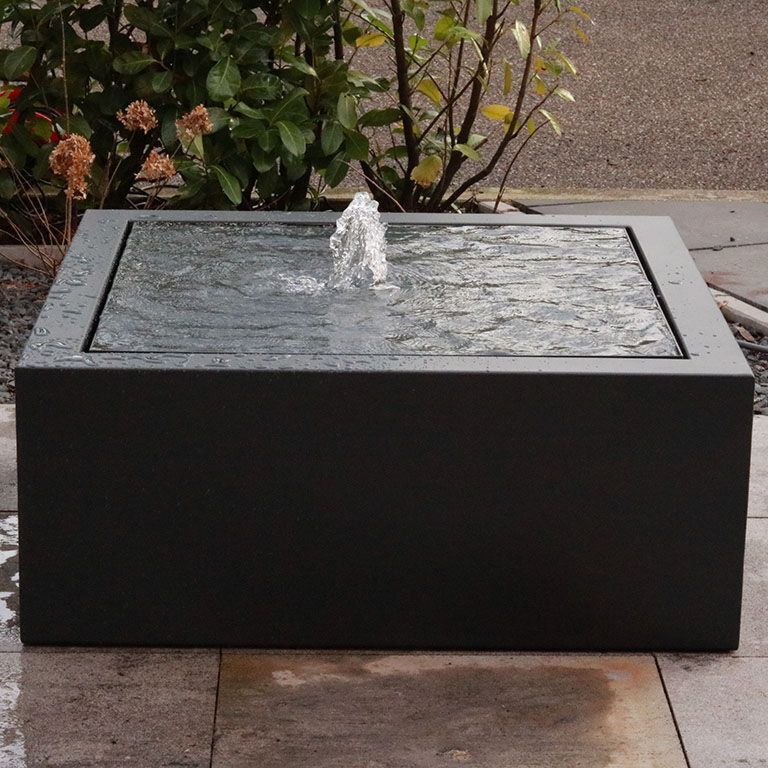 Fontanna aluminium 100 x 100 x 40 cm