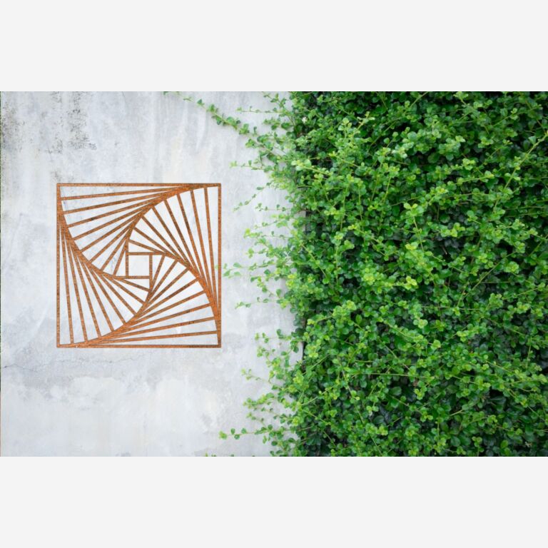 Kształty geometryczne Dekoracja ścienna ze stali Corten 3.0