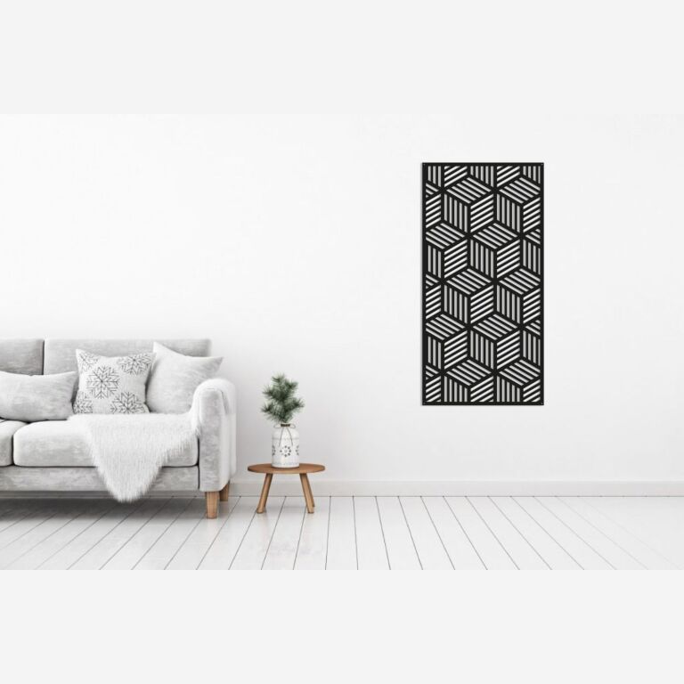 Kształty geometryczne Metalowa dekoracja ścienna 1.0 *OP=OP