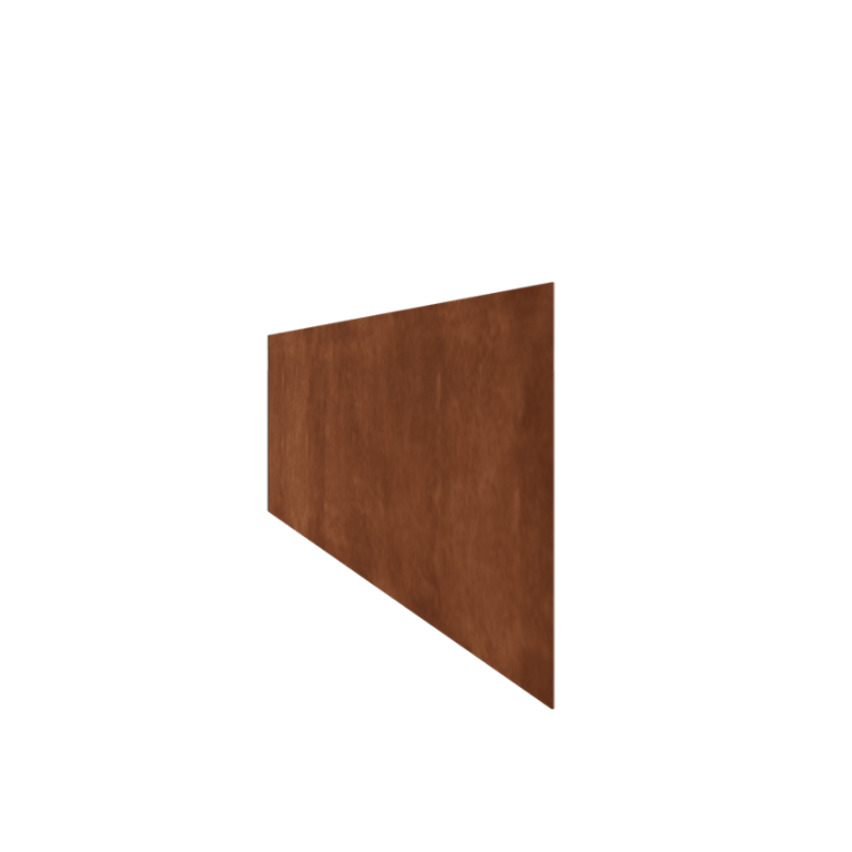Obrzeże proste stal corten 37,5 cm (długość 240 cm)