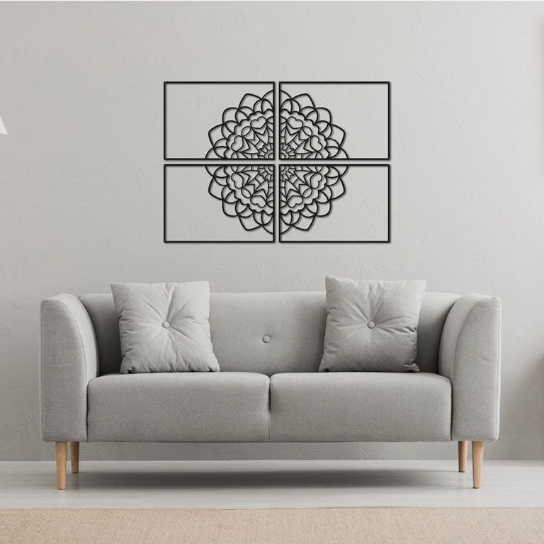 Metalowa dekoracja ścienna Mandala *OP=OP