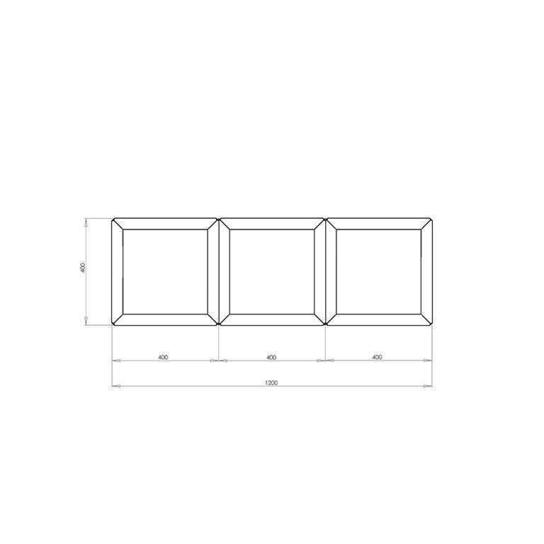 Donica ze stali corten Miami special III 40