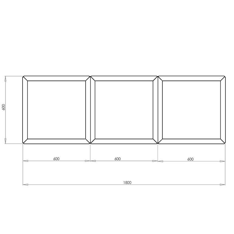 Donica ze stali corten Miami special III 60