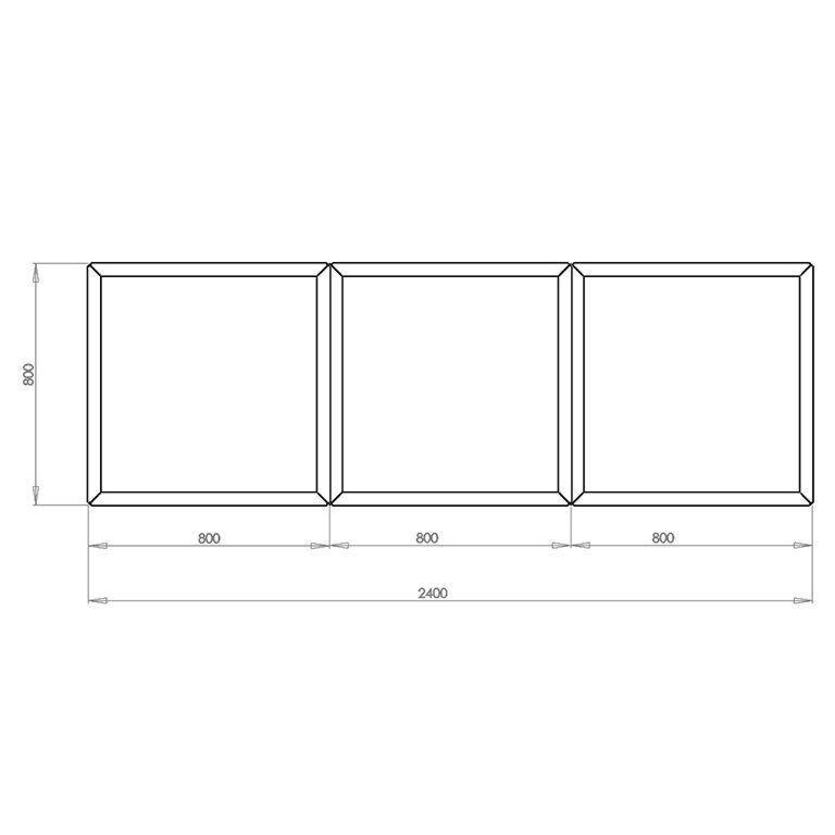 Donica ze stali corten Miami special III 80