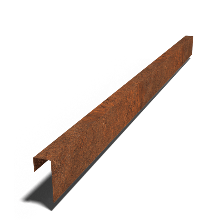 Profil U-kształtny ze stali corten 15 x 6 x 5 cm (długość 240 cm)