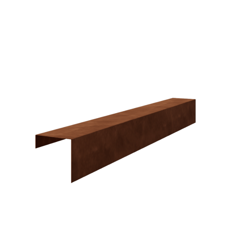 Profil U-kształtny ze stali corten 15 x 15 x 5 cm (długość 150 cm)