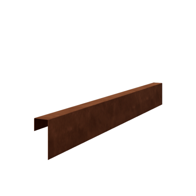 Profil U-kształtny ze stali corten 15 x 6 x 5 cm (długość 150 cm)