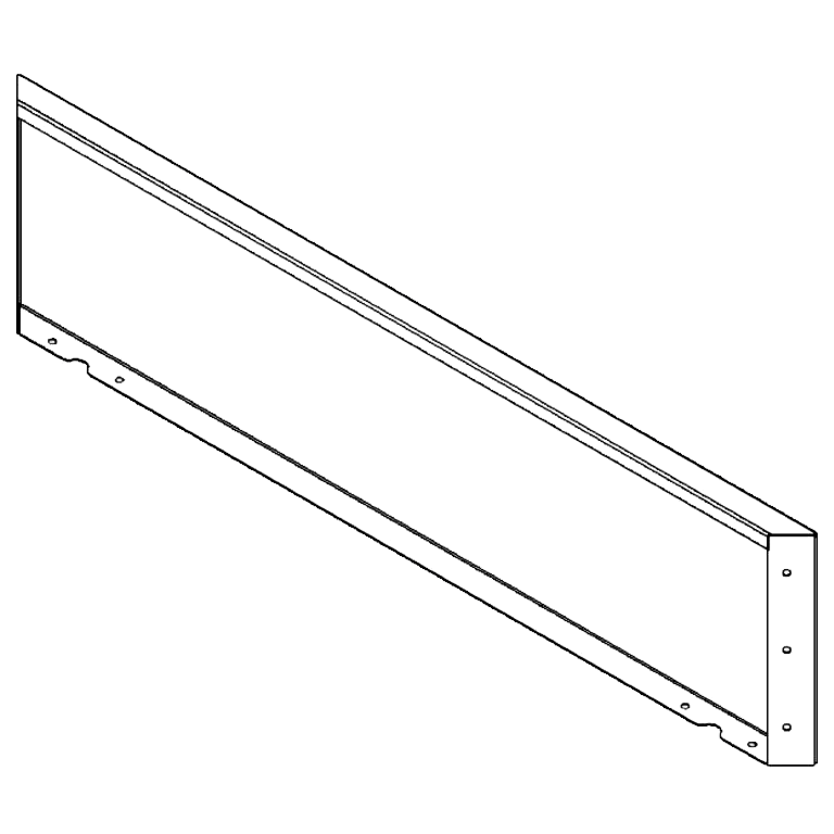 Donica ze stali corten - Panel - 30 x 120 cm Donica ze stali corten - Panel - 30 x 120 cm