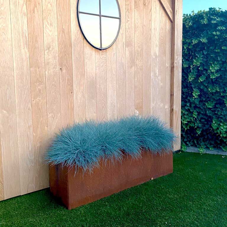Donica ze stali corten Texas 40 x 120 cm
