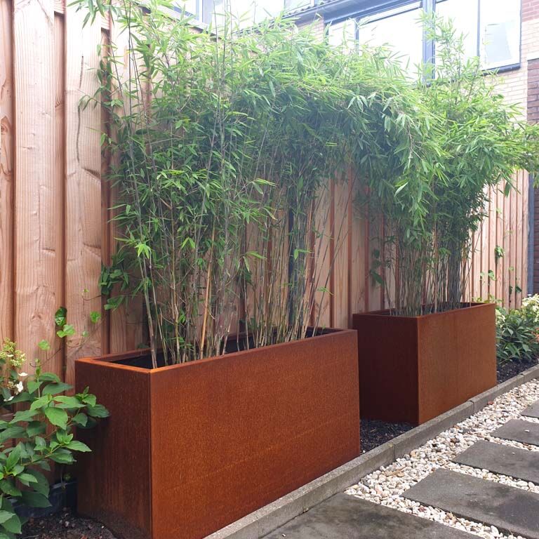 Donica ze stali corten Texas 40 x 120 cm