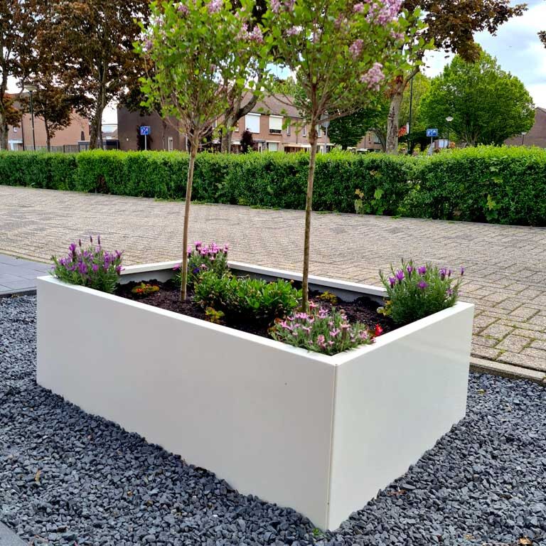Donica stal malowana proszkowo Texas 50 x 80 cm