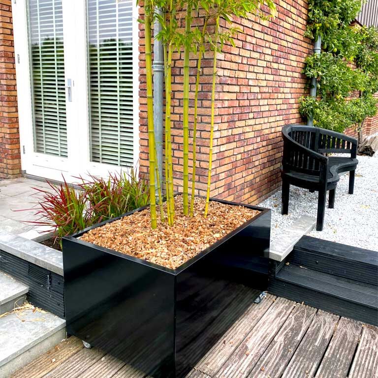 Donica stal malowana proszkowo Texas 80 x 120 cm