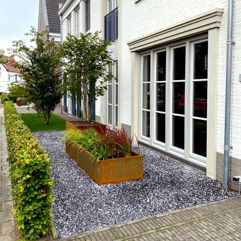 Donica ze stali corten Texas xxl 240 x 60 cm