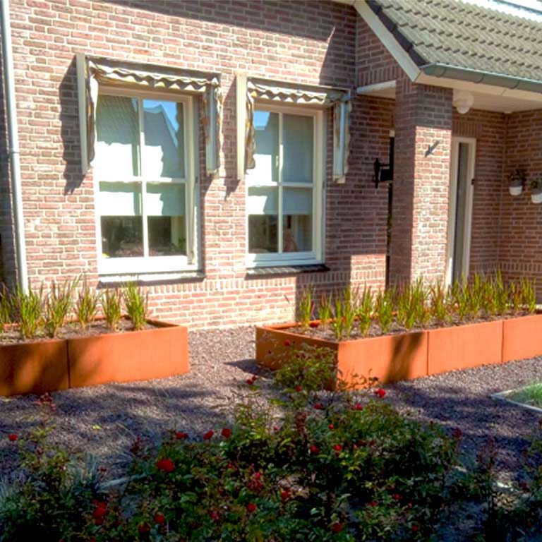 Donica ze stali corten Texas xxl 300 x 100 cm