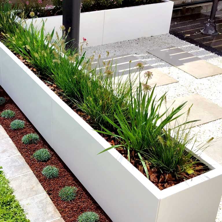 Donica stal malowana proszkowo Texas xxl 480 x 40 cm
