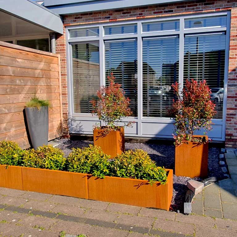 Donica ze stali corten Texas xxl 300 x 50 cm