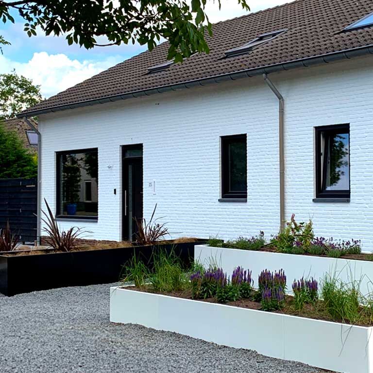 Donica stal malowana proszkowo Texas xxl 400 x 100 cm