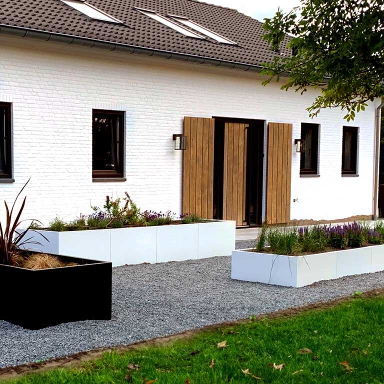 Donica stal malowana proszkowo Texas xxl 500 x 120 cm