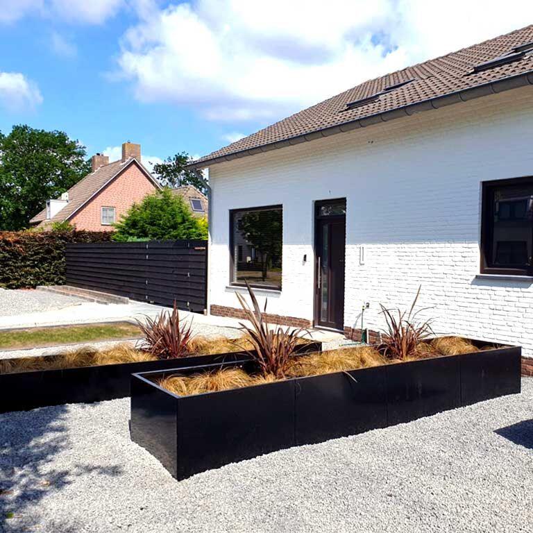Donica stal malowana proszkowo Texas xxl 480 x 100 cm