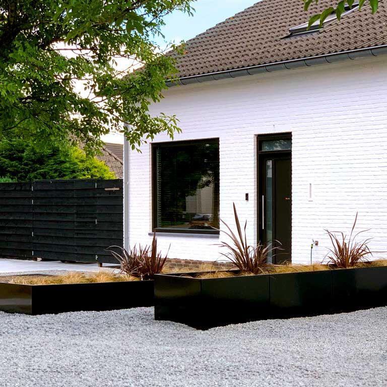 Donica stal malowana proszkowo Texas xxl 360 x 100 cm