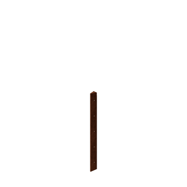Donica ze stali corten - Element narożny 30° - 50 cm