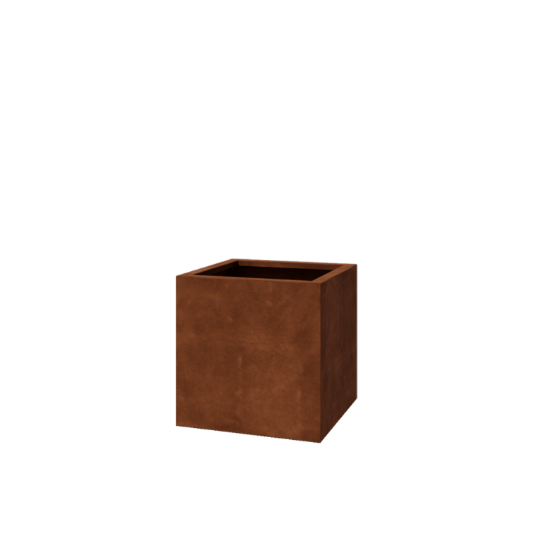 Spawana Donica ze stali corten Montana 60 x 60 x 60 cm