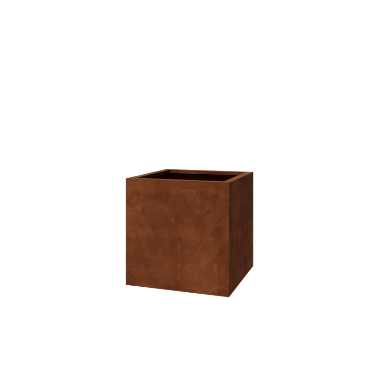 Spawana Donica ze stali corten Montana 70 x 70 x 70 cm