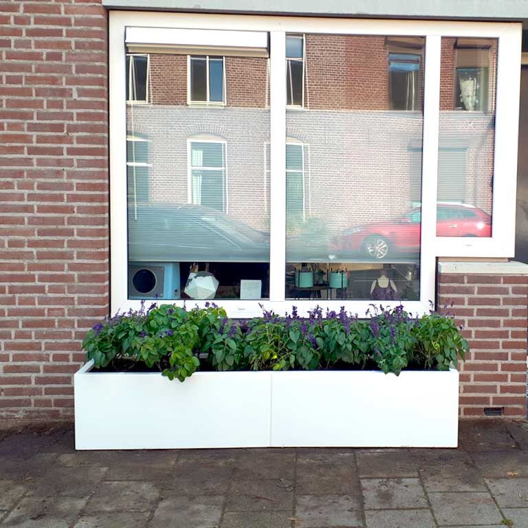Donica stal malowana proszkowo Texas xxl 200 x 40 cm