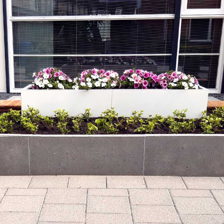 Donica stal malowana proszkowo Texas xxl 200 x 60 cm