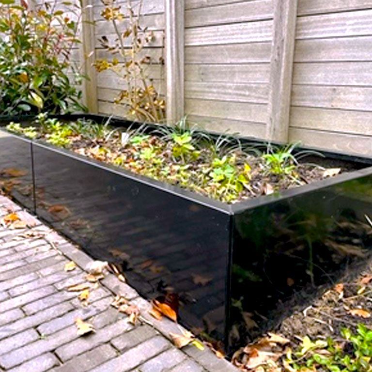 Donica stal malowana proszkowo Texas xxl 480 x 80 cm