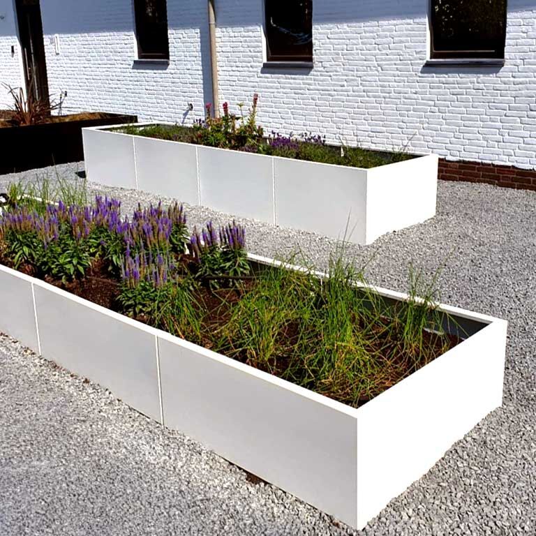 Donica stal malowana proszkowo Texas xxl 320 x 80 cm