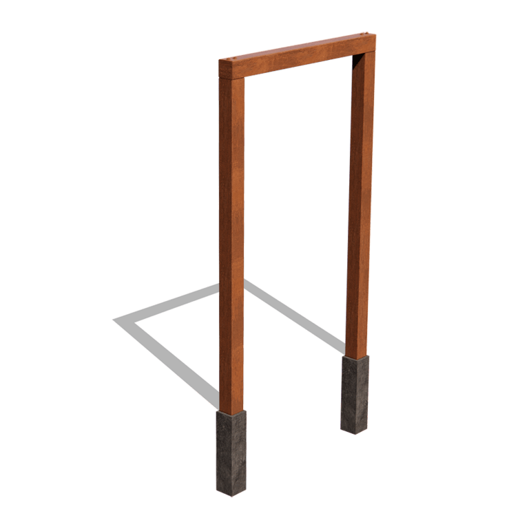 Prosta pergola ze stali corten 150 cm