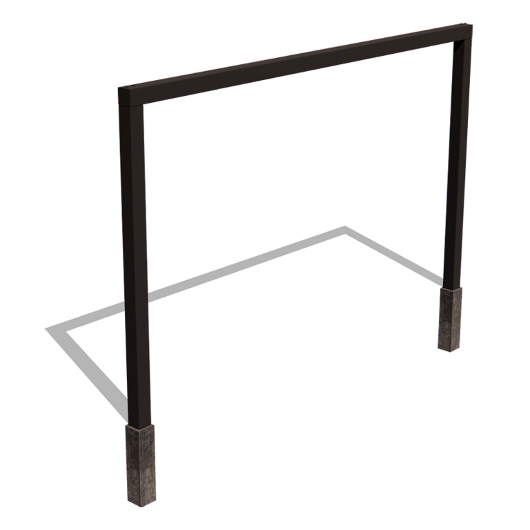 Prosta pergola stalowa malowana proszkowo 400 cm