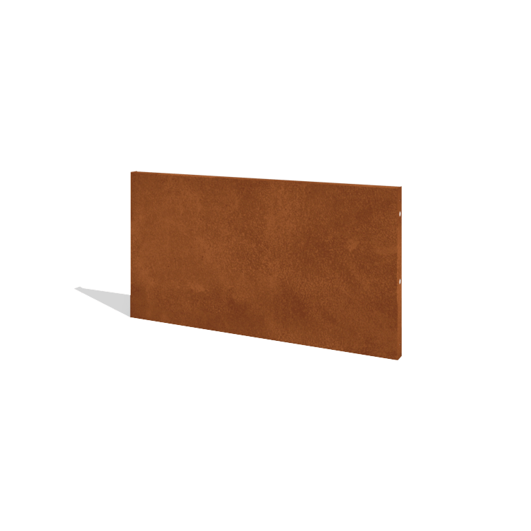 Ogrodzenie ze stali Corten H panelu 120 x 63,3 cm