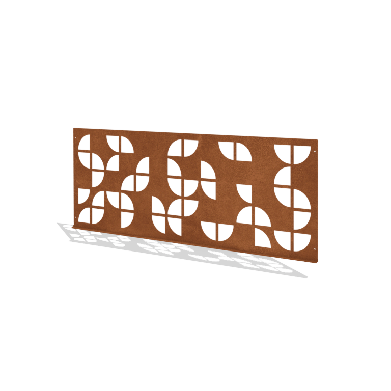 Ogrodzenia ozdobne ze stali corten G 149 x 60 cm