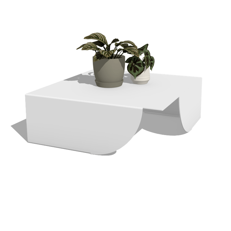 Stoliki kawowe z aluminium Savuto 80 x 80 x 30 cm