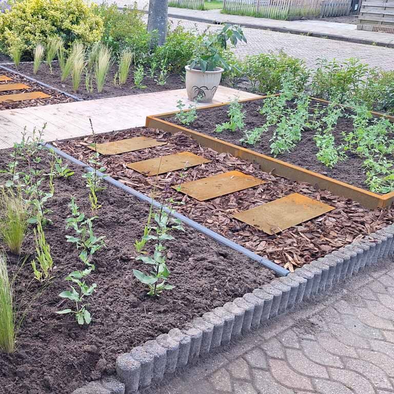 Płytka ogrodowa ze stali corten Prostokąt 60 x 25 cm