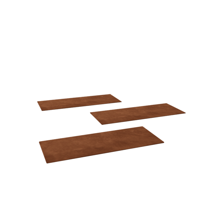 Płytka ogrodowa ze stali corten Prostokąt 60 x 25 cm