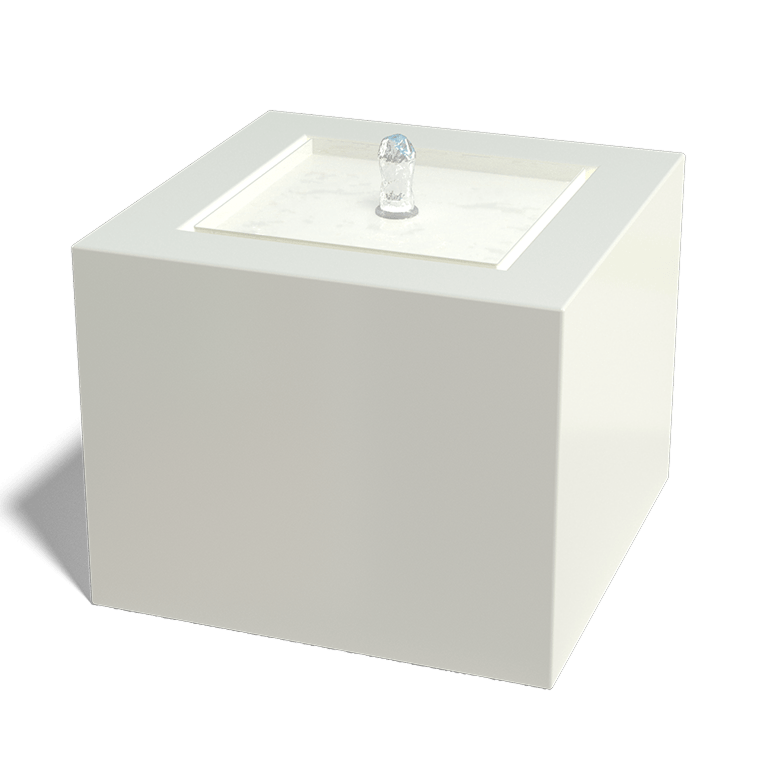 Fontanna aluminium 50 x 50 x 40 cm