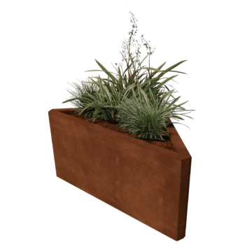 Donica ze stali corten Alaska równoramienny 84 cm