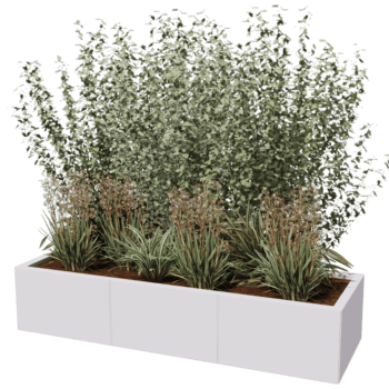 Donica stal malowana proszkowo Texas xxl 150 x 50 cm