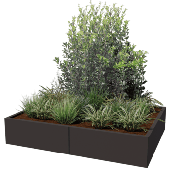 Donica stal malowana proszkowo Texas xxl 160 x 120 cm