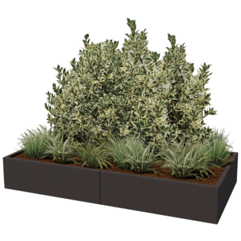 Donica stal malowana proszkowo Texas xxl 200 x 100 cm